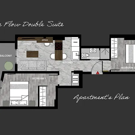 דירה Flow - White Tower Two Bedroom *